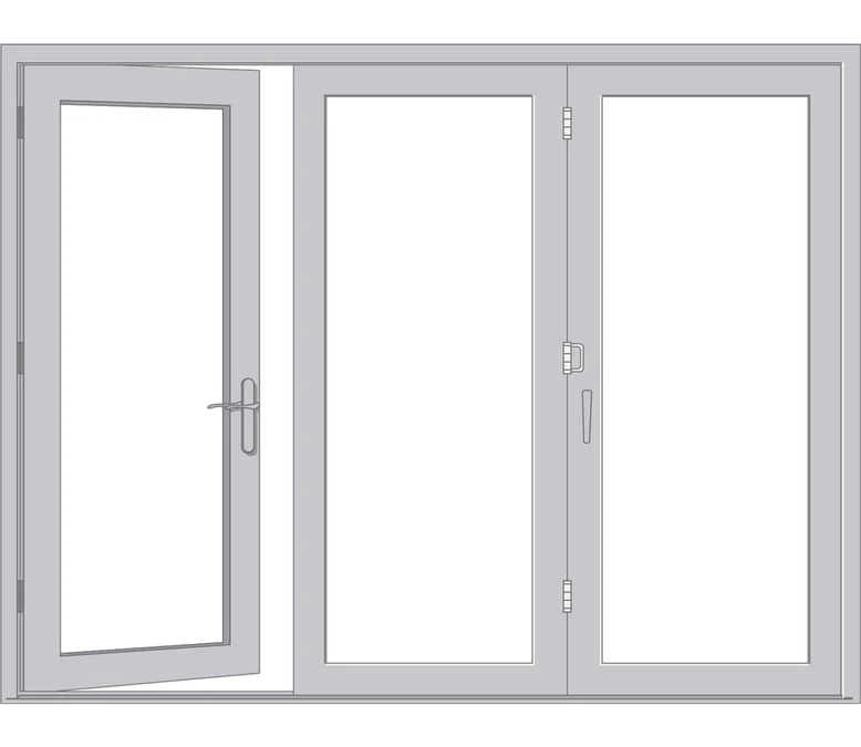 Breckenridge Pella Reserve Series Traditional Bifold Patio Door