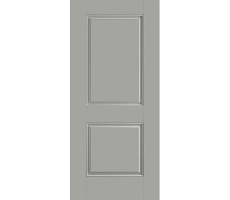 Breckenridge Two Panel Square Fiberglass Entry Door